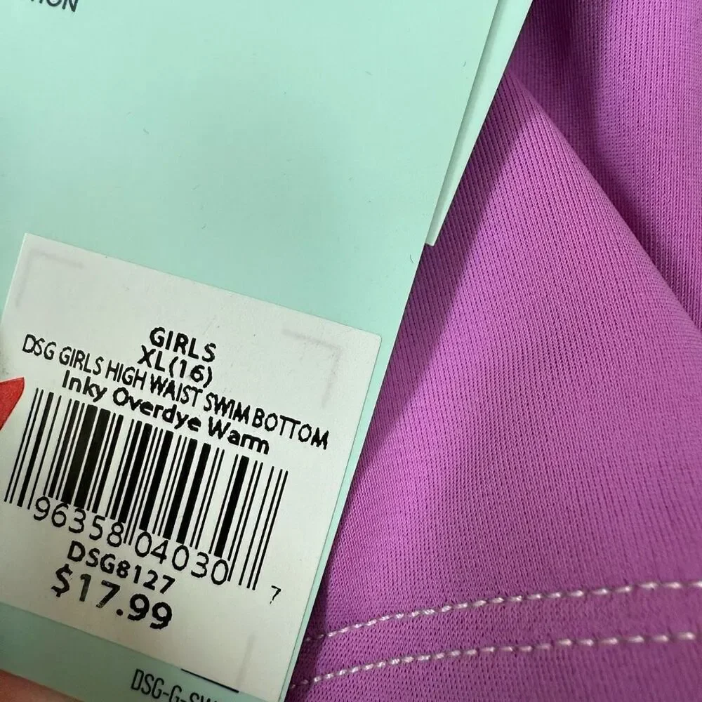 DSG set of 3 Girls' Swimsuit bottoms size XL 16 NWT
